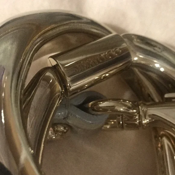 πHP π π Jimmy Choo Grained Leather Shoulder Bag - Picture 6 of 15